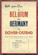 Cover from 1950 Dover-Ostend strip maps