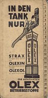 Olex advert from late 20s/early 30s Sanwald map