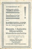 Fanto advert from 1927 Wagner map of Austria