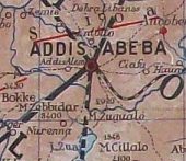 Extract from late 1930s Agip map of Ethiopia