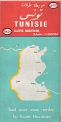 1971 (dated) Esso map of Tunisia
