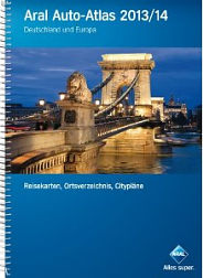 2013-4 Aral spiral bound atlas of Germany and Europe