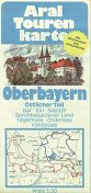 1975-6 Aral Touring Map of Overbayern