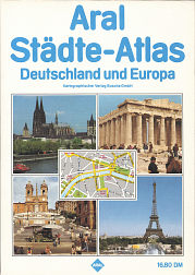 1986 Aral City Atlas of Germany and Europe