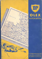 Folder containing 1939 BP-Olex map set of Germany