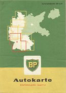 1957 BP section 4 map of West Germany