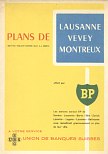 1959 BP city plan of Lausanne/Vevey/Montreux