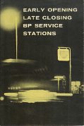 1960 BP map booklet of late opening stations in Britain