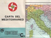 1961 Italian BP map of the Mediterranaean