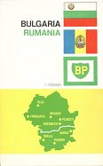 1965 BP Touring service map of Bulgaria and Romania