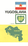 1969 BP map of Yugoslavia