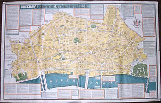 Duckhams Historical map of the City of London