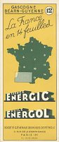 1936 Energic sectional map of France