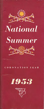 Summer 1953 National Benzole events booklet
