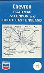 1969 Chevron map of London and SE England