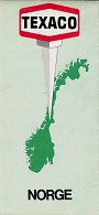 1973 Texaco map of Norway
