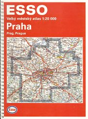 ca1998 Esso street atlas of Prague