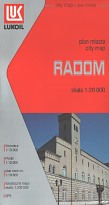 2008 (dated 2007) Lukoil map of Radom (Poland)