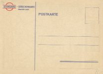 ca1930 Dapolin/Standard Streckenkarte - postcard side