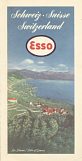 1949 Esso map of Switzerland