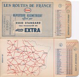 ca1948 Esso Repertoire Kilometrique of France