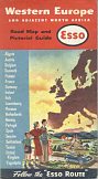 1956 Esso map of Europe