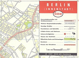 Extract from 1957 Esso map of Berlin