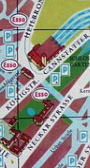 Map extract from 1950s Esso map of Stuttgart
