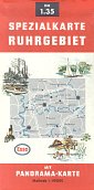 1966 Esso map of the Ruhr