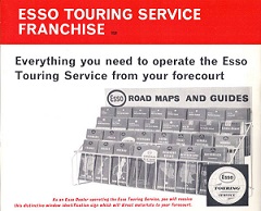 Advert for 1967 Esso map rack