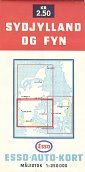 1972 Esso map of Denmark (S)