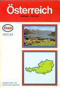 1983 Esso map of Austria
