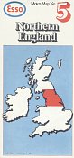 1983 Esso map section 5 of Britain