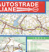 Extract from 1986 Esso Autostrade map of Italy