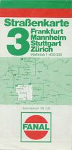 1978 Fanal map of Germany section 3