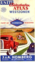 mid 1950s Homberg atlas of Germany (front)