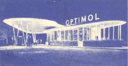 Optimol service station from ca1968 JRO map of North Bavaria (Nuernberg)