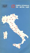 1966 booklet of maps for Agip motels