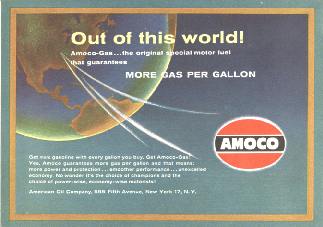 Amoco Space map rear cover