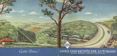 1952 Links und Rechts der Autobahn map