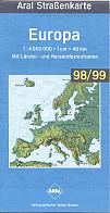 1998 Aral map of Europe