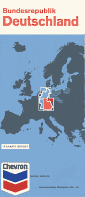 1968 Chevron map of SE Germany