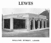 Caffyns Lewes from 1929 Map booklet