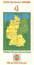 1981 Fanal map of Germany section 4