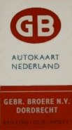 ca1960s GB map of Netherlands