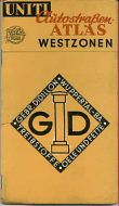 1953 GD-UNITI atlas of Germany