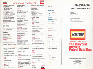 Front pages from 1979 Heron atlas of Britain