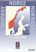 1998 HydroTexaco map of Norway