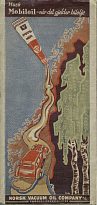 1938 map cover advertising Mobiloil