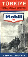 Early 1960s Mobil map of Turkey